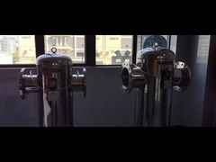 El regulador del filtro del compresor de aire y el lubricante