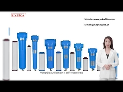 Filtro de aire de alta presión con válvula de drenaje manual