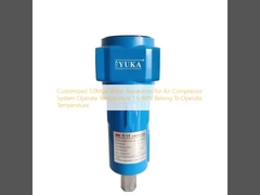 Separadores de agua personalizados de 3,0Mpa para el sistema de compresor de aire Temperatura de funcionamiento 1,5-80oC Pertenece a la temperatura de funcionamiento